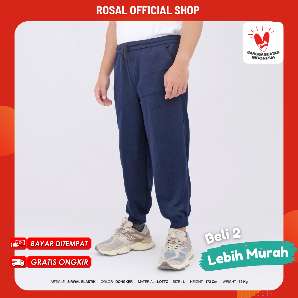 Celana Sirwal Jogger Sporty Elastik Lotto by Rosal