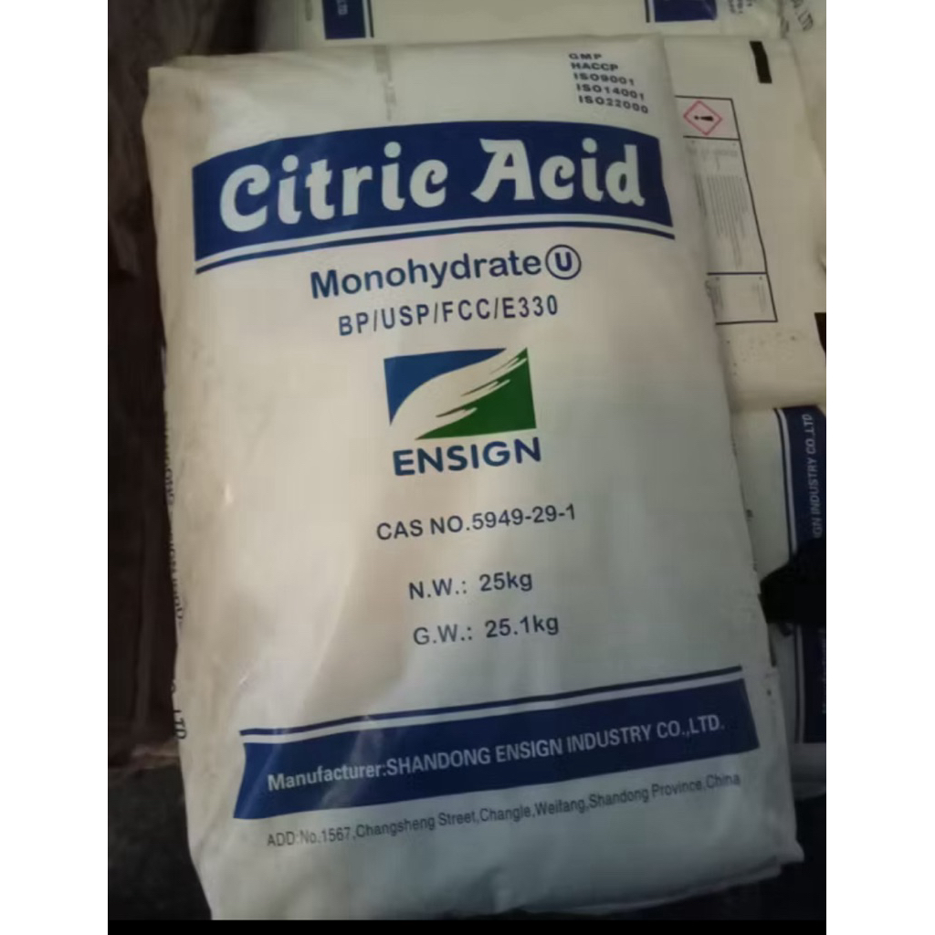 

Citrit Acid Kemasan 1 Zak 25 kg