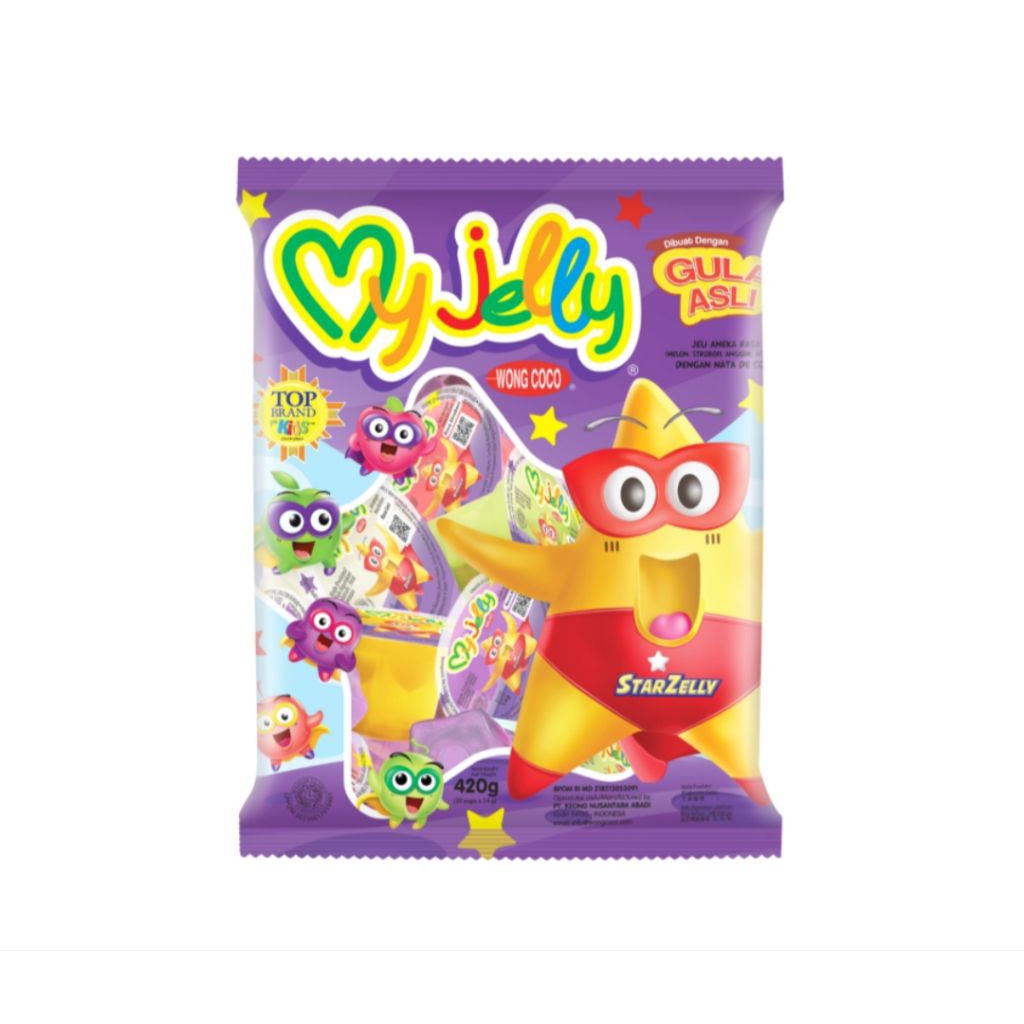 

Wong coco jelly 30 pcs x 14 gram (420 gram)