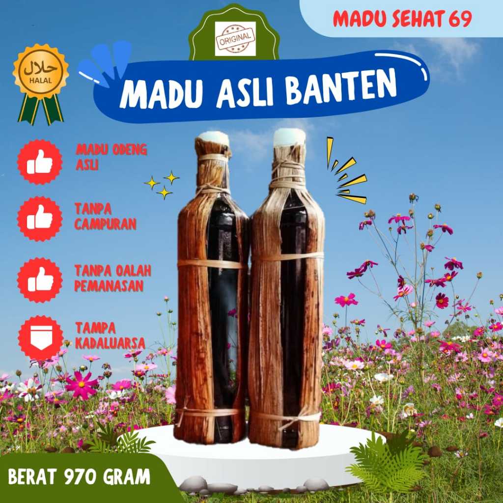 

[COD] Promo: Madu Asli Banten, Madu Odeng Murni, mengobati diabetes, strok dll (Berat 970 gram)