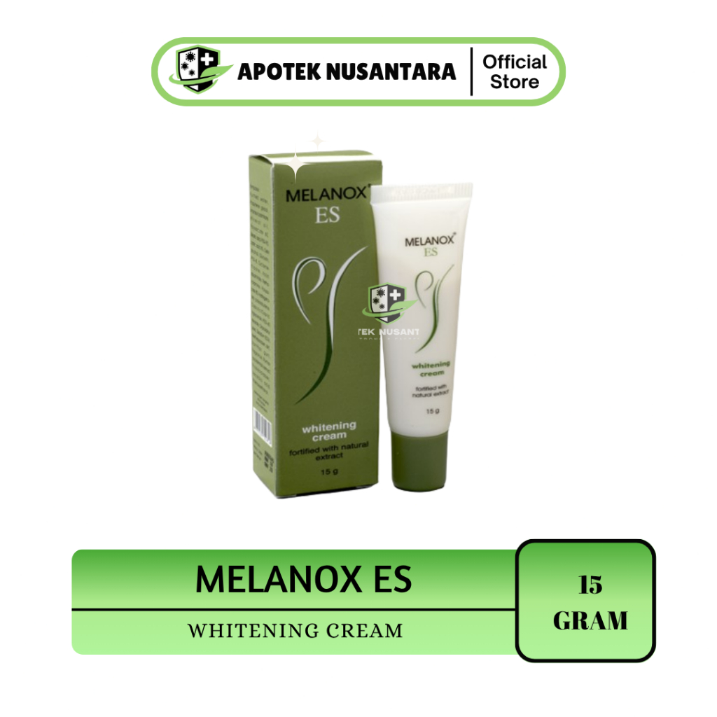 Melanox ES Cream 15gr | Pelembap Untuk Menyamarkan Noda/flek Hitam di Wajah