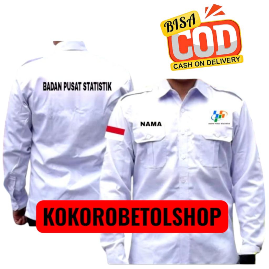 kemeja BPS baju BPS seragam bps pdh BPS kemeja kerja BPS baju kerja BPS seragam kerja BPS Kemeja bad