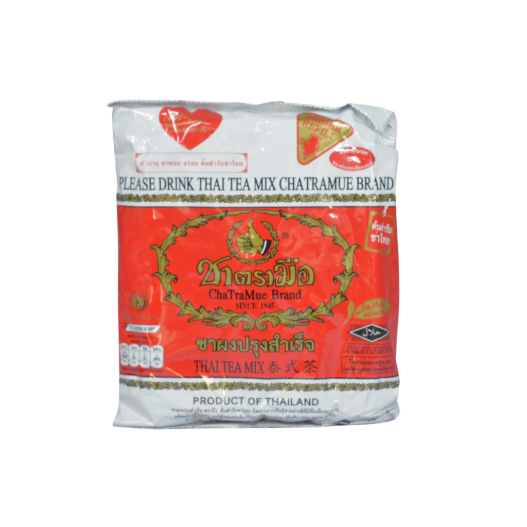 

Thai Tea Chatramue Sachet 400gr - Authentic Black Thai Tea Leaves (GM10)