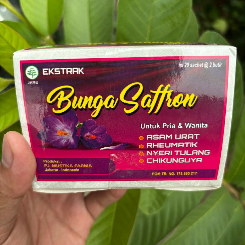 

Jamu Herbal Ekstrak Bunga Saffron – Solusi Alami untuk Kesehatan Sendi & Tulang