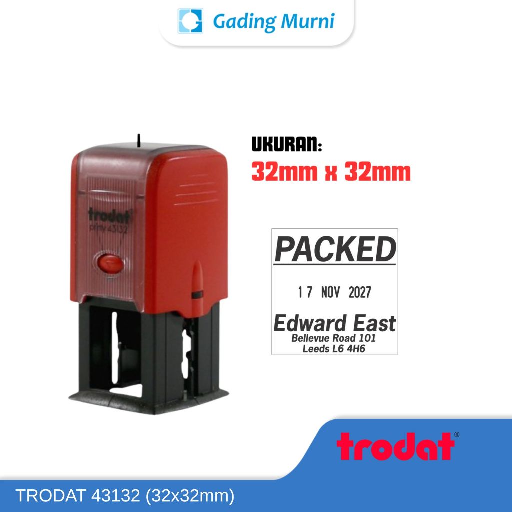 

TRODAT STEMPEL PESANAN TANGGAL 43132 (32x32mm)
