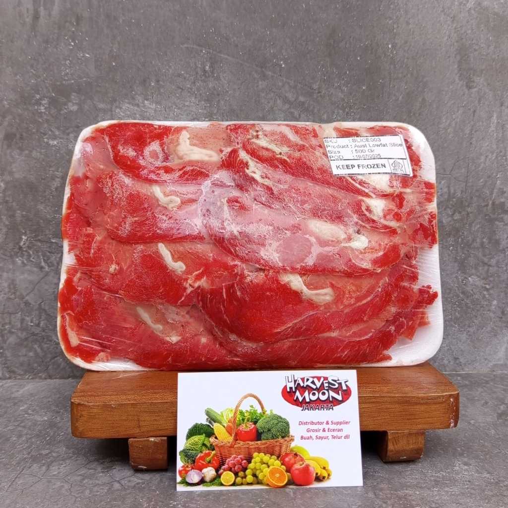 

HarvestMoon USA Beef Slice Low Fat @500gr