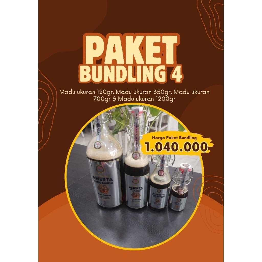 

Paket Madu Amerta Madu Murni Bundling 4