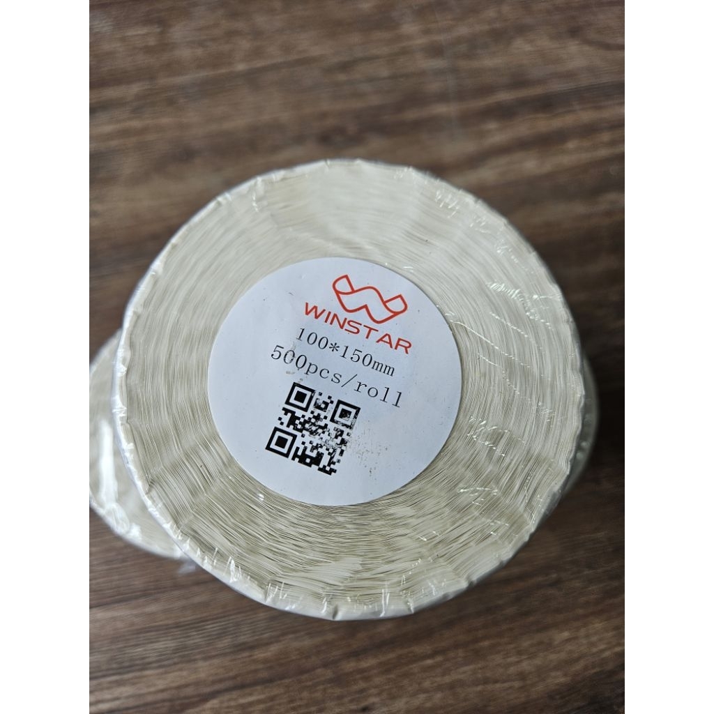 

Kertas Thermal Stiker Ukuran 100x150mm Isi 500pcs/roll Winstar