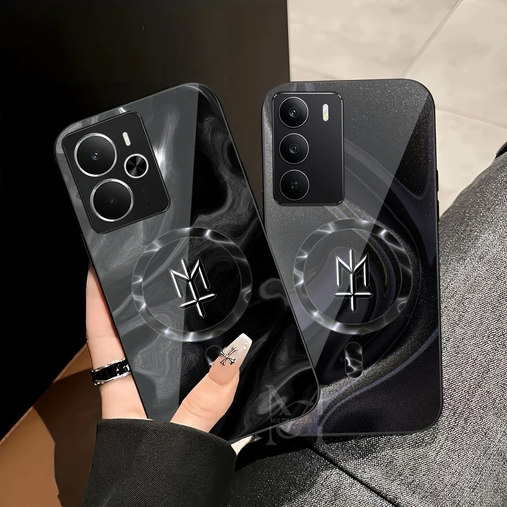 Softcase Glass Kaca Kilau Realme C71 14 C75 13 NOTE 60 C63 C67 C65 C61 Note 50 C51 C55 C33 C53 - G87