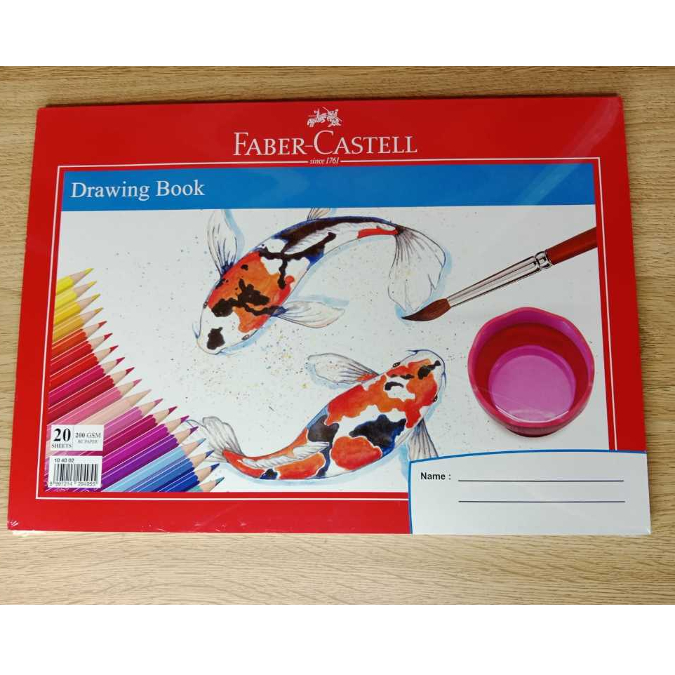 

BUKU GAMBAR A4 FABER CASTELL 104002 / DRAWING BOOK KERTAS LUKIS A4 TEBAL [5004986]
