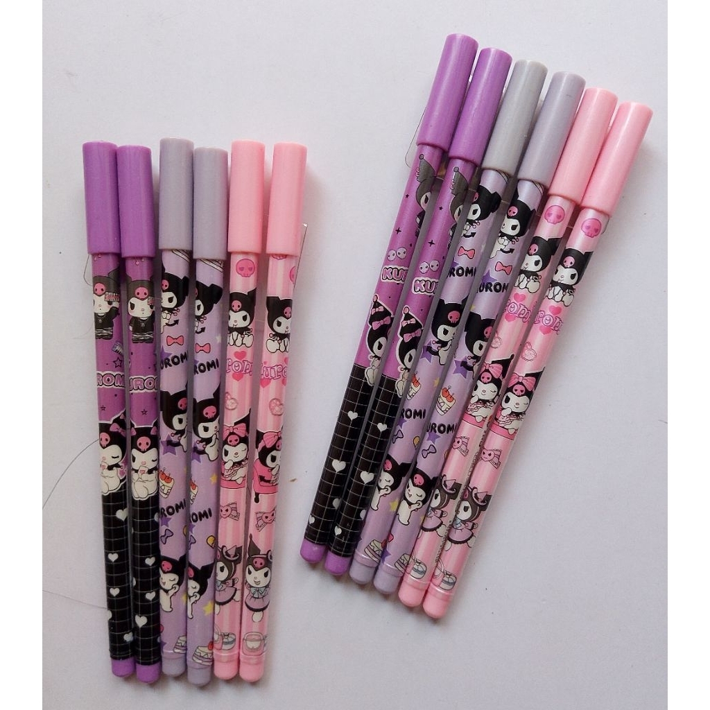

(12PC) BOLPOIN KUROMI GEL INK PEN 0.38MM PGM-1