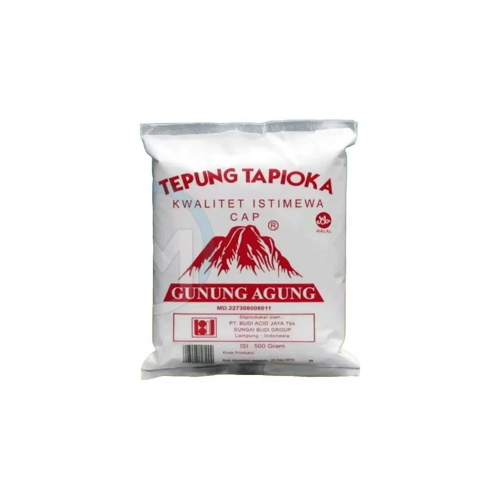 

Tepung Tapioka Cap Gunung Agung 500 GR Tepung Tapioka Murah / Tepung Tapioka Cap Gunung 1dus [20pcs]