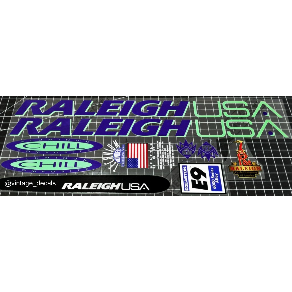 decals replacement Raleigh USA CHILL