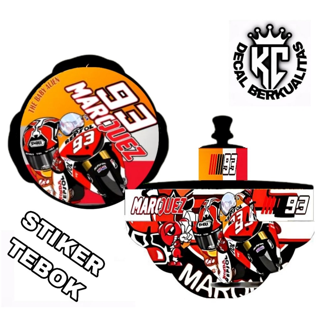 STIKER Sangkar Lovebird Decal Marquez