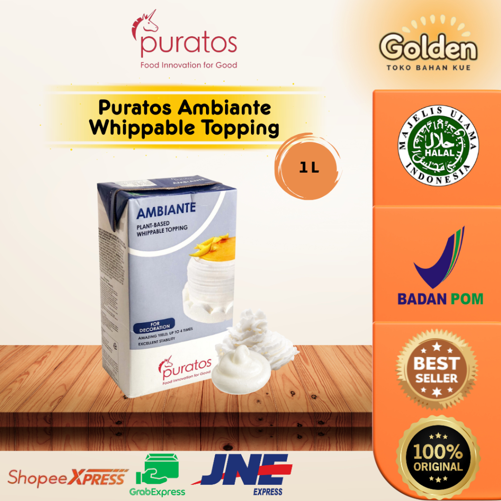 

Puratos Ambiante Whipped Topping - 1 Liter