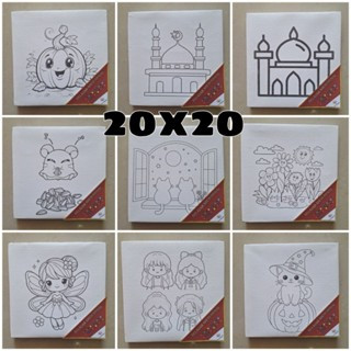 

TANPA CAT! MAINAN ANAK KANVAS LUKIS 20X20