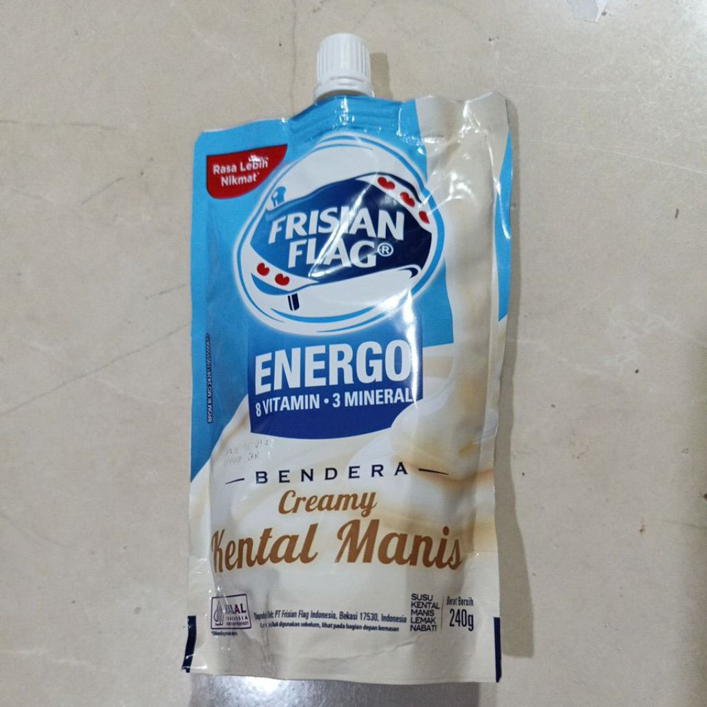 

Susu Bendera kental manis pouch 240 gram