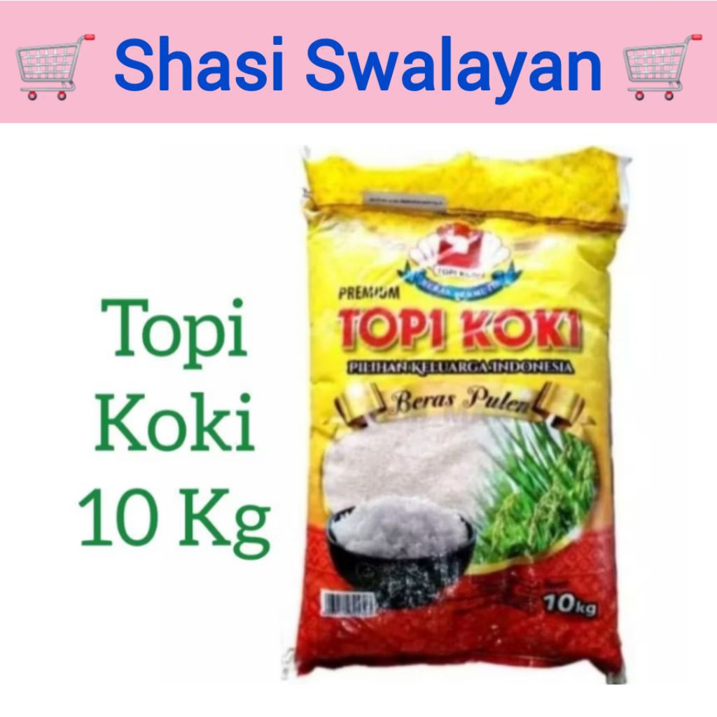 

TOPI KOKI Beras Pulen Premium 10 Kg
