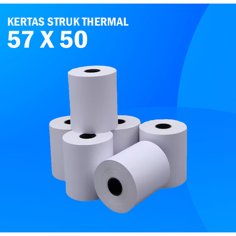 

Kertas struk thermal 57 x 50 mm