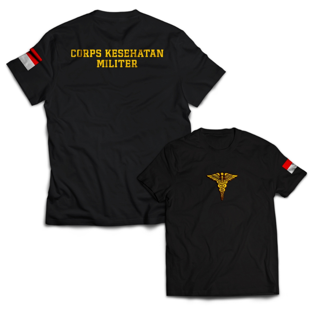 Kaos Pria CORPS KESEHATAN MILITER Dewasa Baju Atasan Unisex PakeKaos