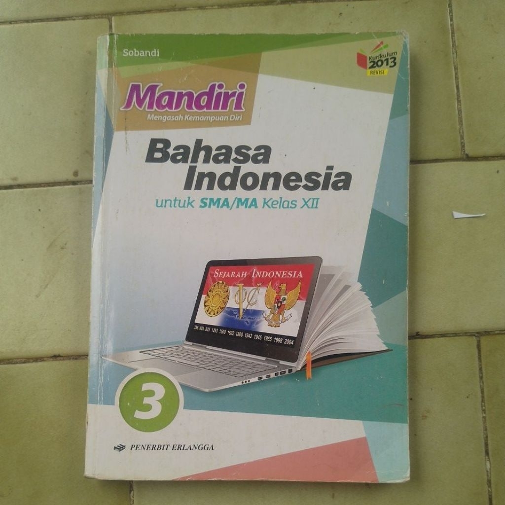 Buku bahasa Indonesia kelas 12 Mandiri K13 (BEKAS)