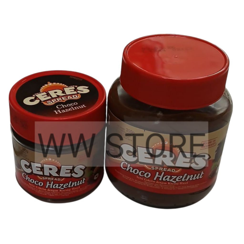 

Olesan selai roti rasa coklat cokelat dengan kacang hazel Jerman halal MUI Germany CERES SPREAD Choco Hazelnut botol 180g 350g