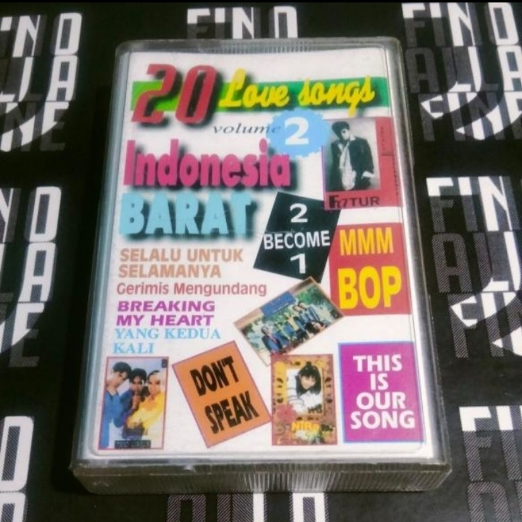 Kaset 20 Love Songs Volume 2 Indonesia Barat
