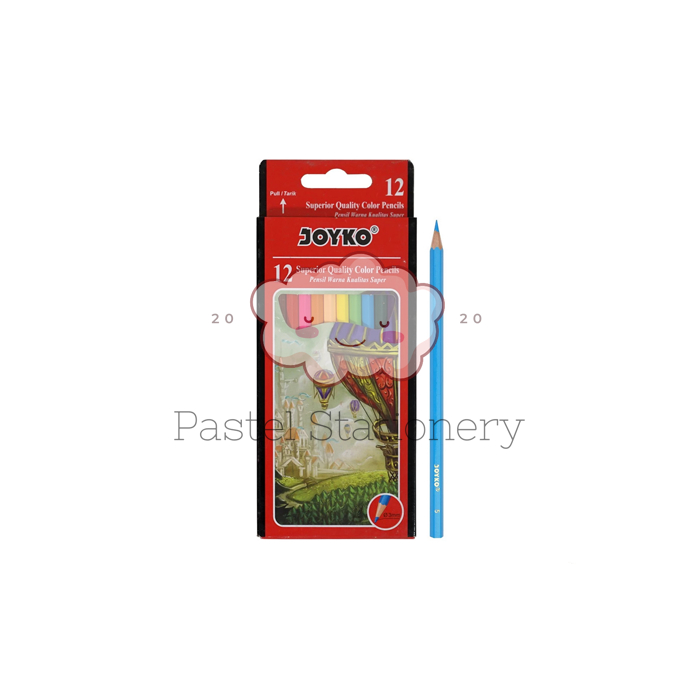 

Pensil Warna Joyko 12 Warna - Color Pencil Joyko 12 Colors CP-100