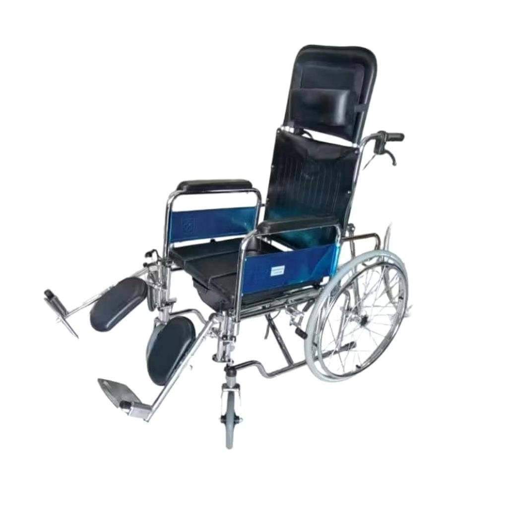 kursi roda 3 in 1/kursi roda 3in1 toilet kursi rebahan(link kargo)