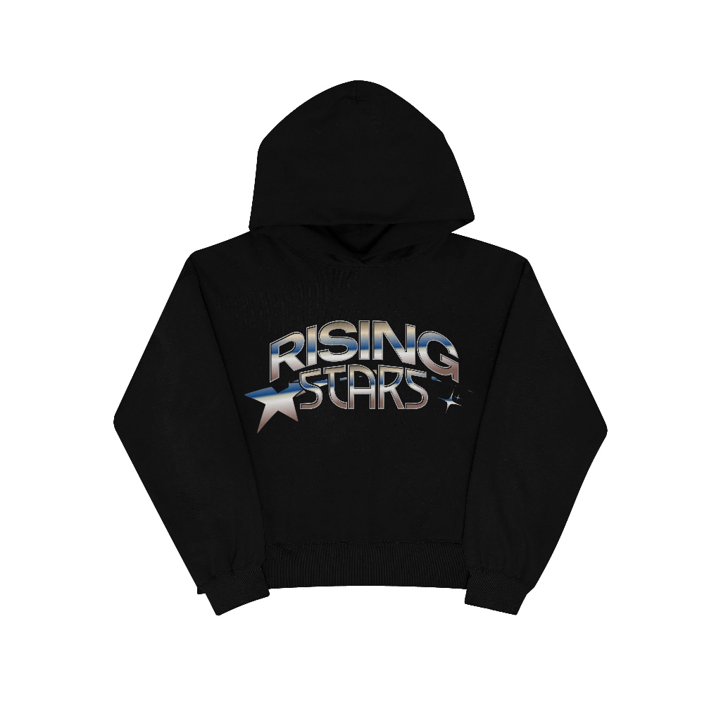 PerryFoye -  Hoodie Boxy Oversize Rising Stars Black / Hoodie Boxy / Oversize / Hoodie Boxy Oversize