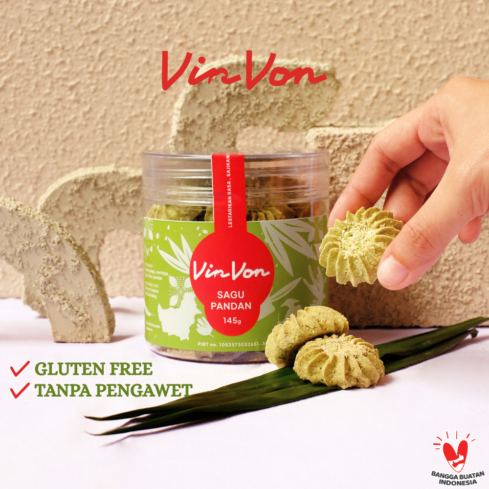 

Vinvon - Sagu Pandan 145 gr | Kue Kering | Pandan | Sagu | Snack