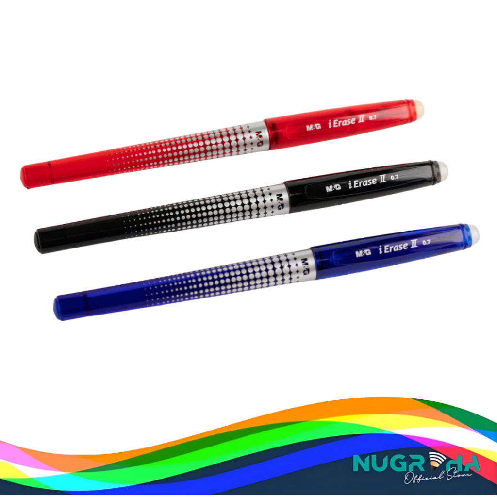 

M&G AKP61173 Pulpen Pen Pena Bolpen Ballpoint Erasable Dapat Dihapus 0.7 mm Cepat Kering Lancar Nyaman Digunakan