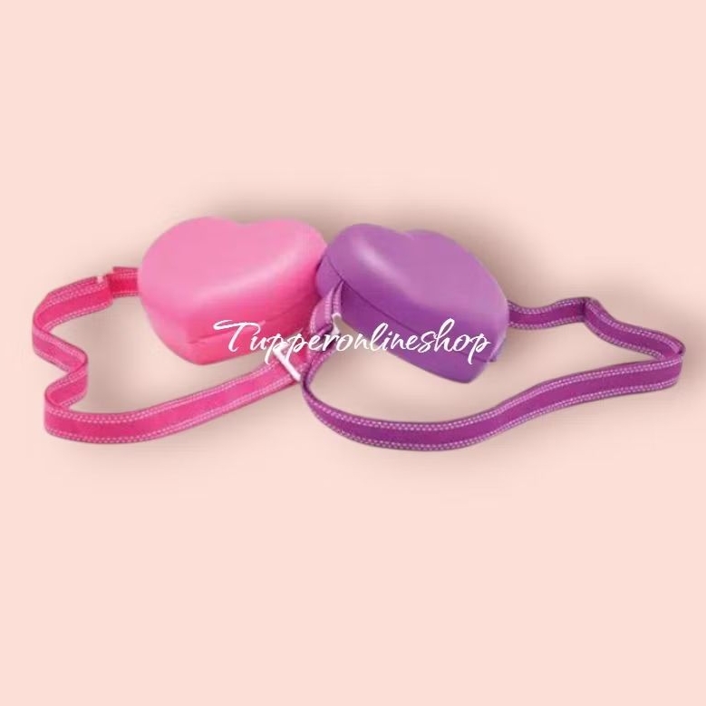 Love keeper tupperware + tali / heart keeper tas mainan anak