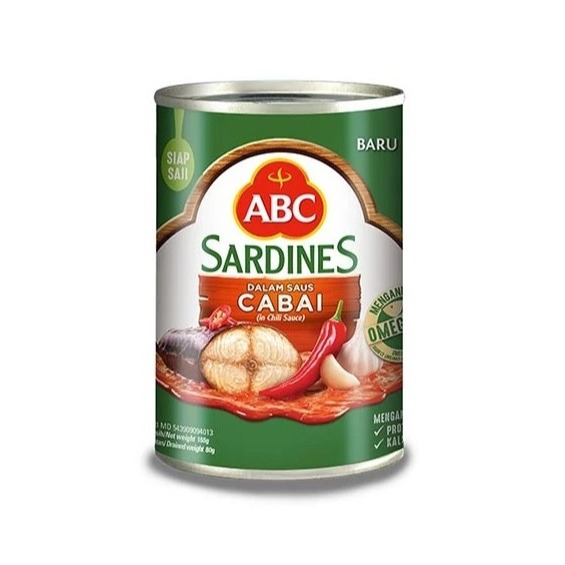 

ABC SARDINES CHILI SAUCE 155 GR - SARDEN