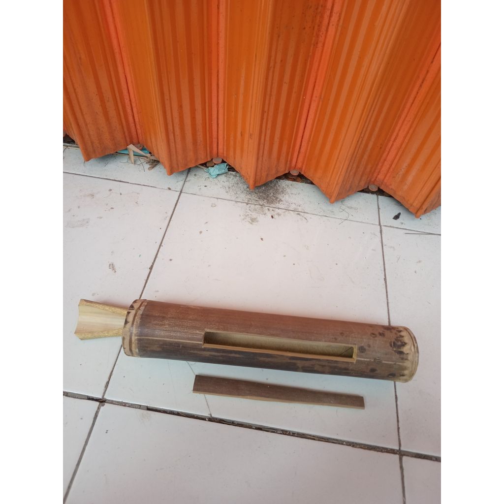 Kentongan Bambu Hitam/ Pentongan Alat Ronda/ Alat Ronda Ronda Tradisional