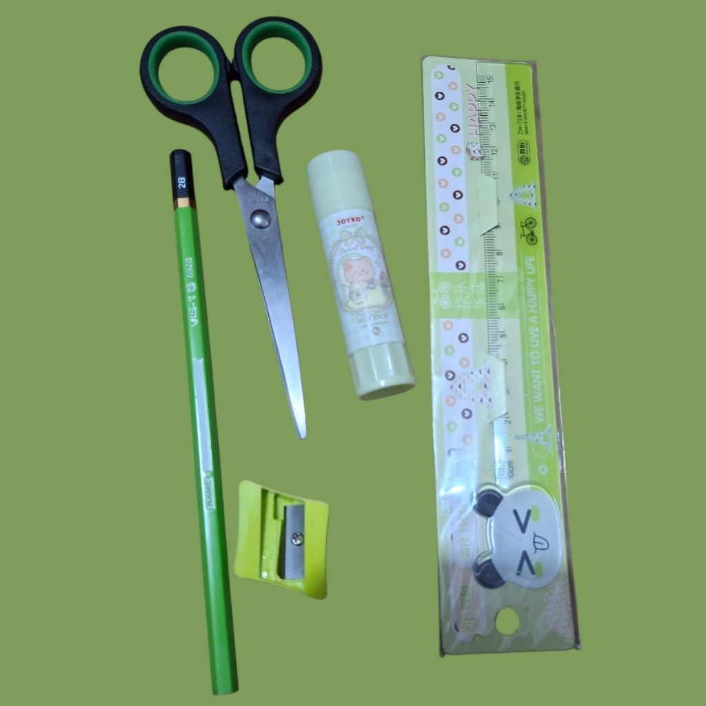 

Paket Alat Tulis/Hampers/Paket Alat Sekolah (Warna Hijau)