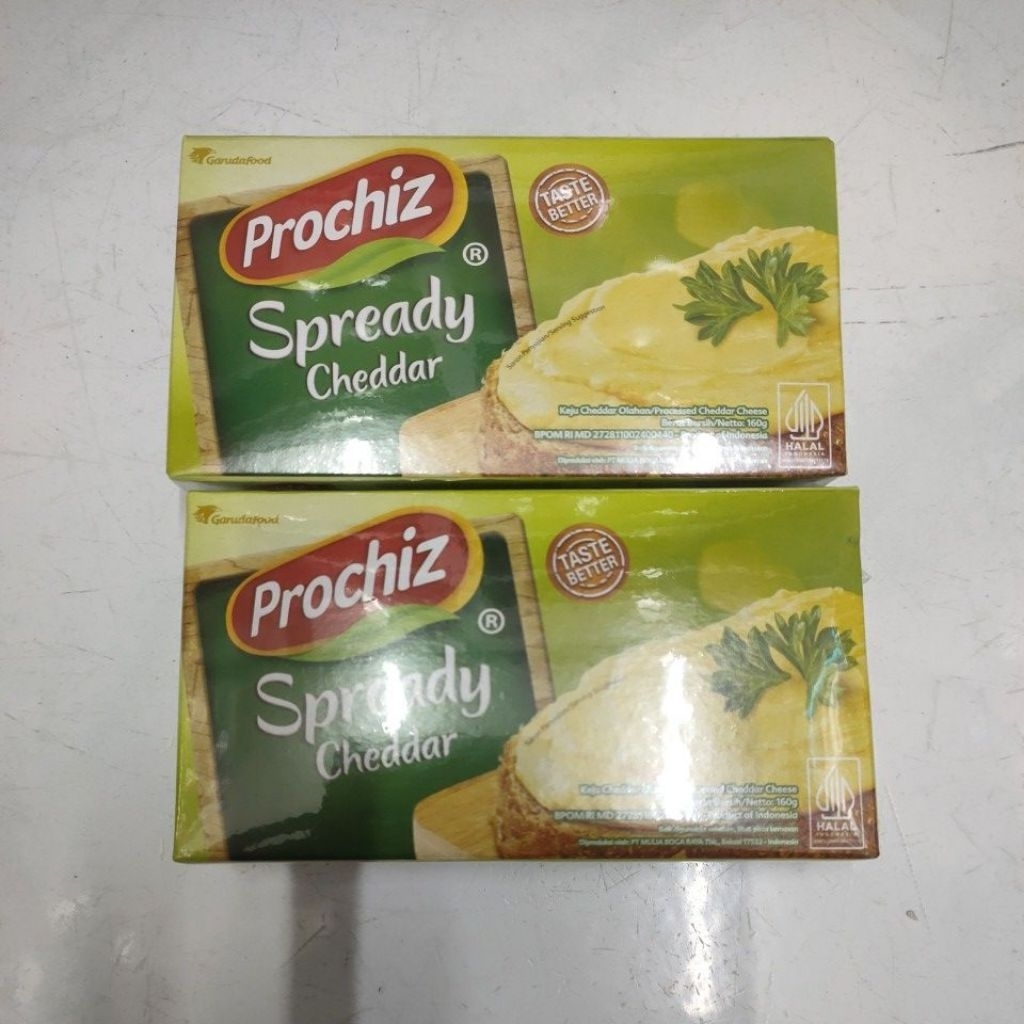 

Ready stok keju Prochiz Spready Cheddar 160gram