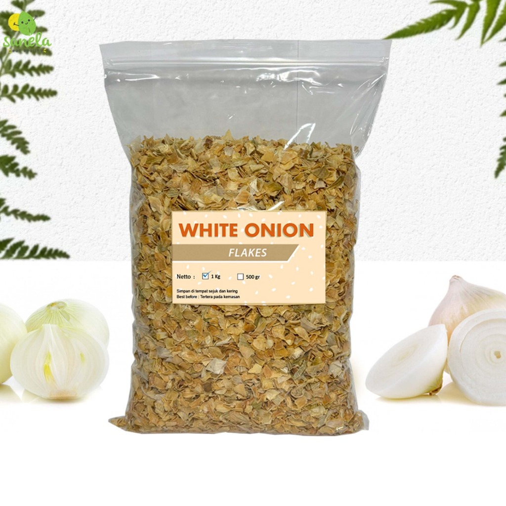 

White Onion Flakes 1 Kg