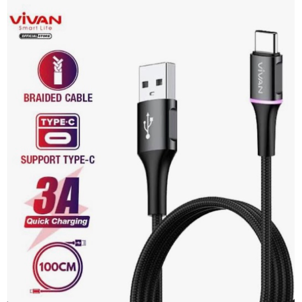 Kabel USB Vivan Type C