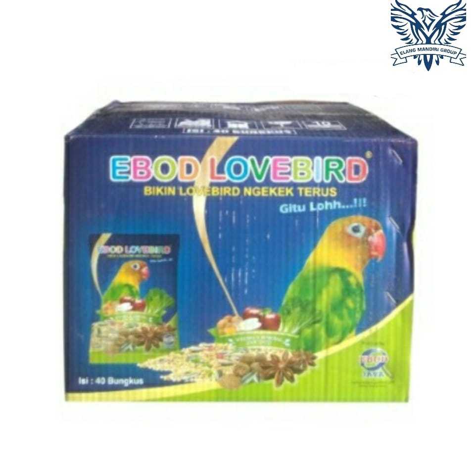 1 DUS Pakan Burung Ebod Lovebird 1 dus Isi 40pcs