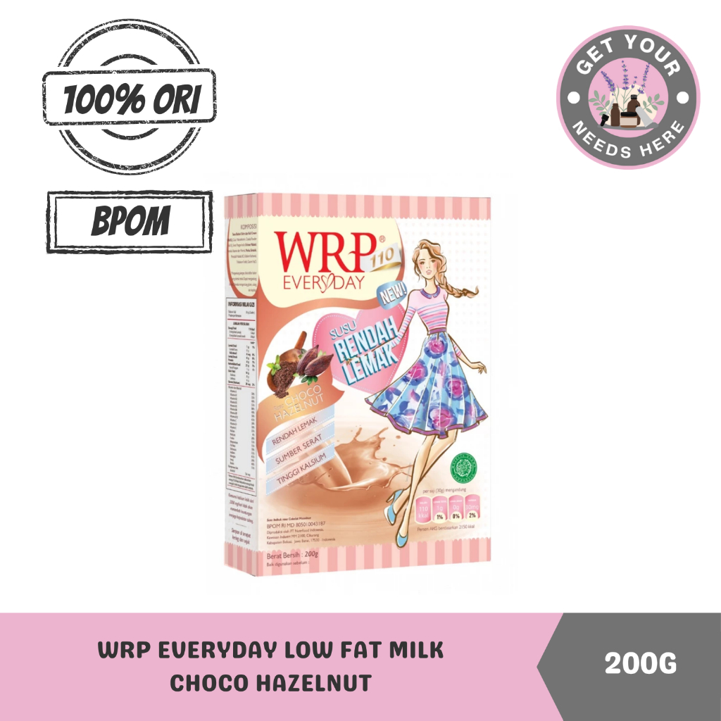 

WRP EVERYDAY Low Fat Milk Choco Hazelnut 200G