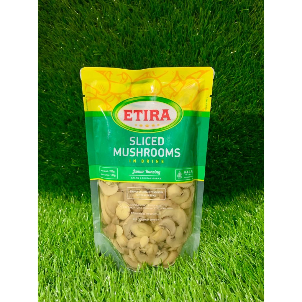 

Etira Sliced Mushrooms In Brine Jamur Kancing 250gr