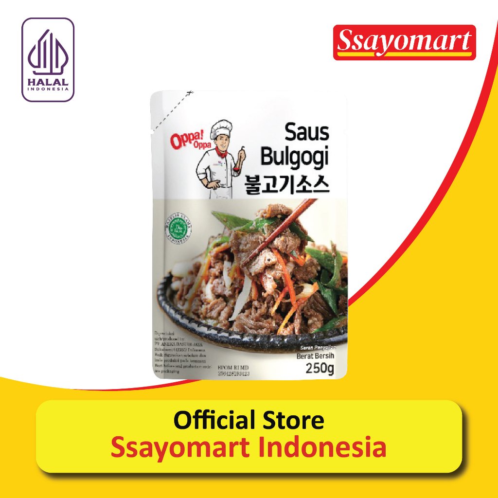 

Saus bulgogi korea 250gr / Sauce bulgogi saus daging BBQ STEAK