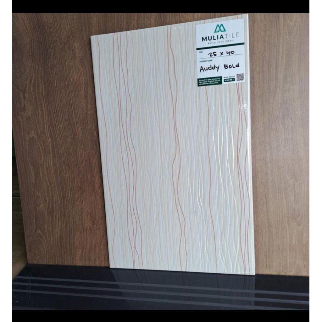 keramik dinding Mulia signature 25x40 AUDDY GOLD