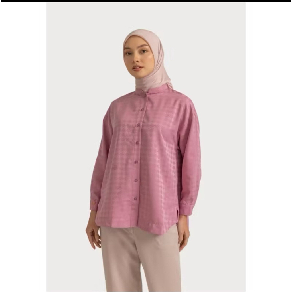 Ria miranda Amna Top monogram (RosyBrown) s/m
