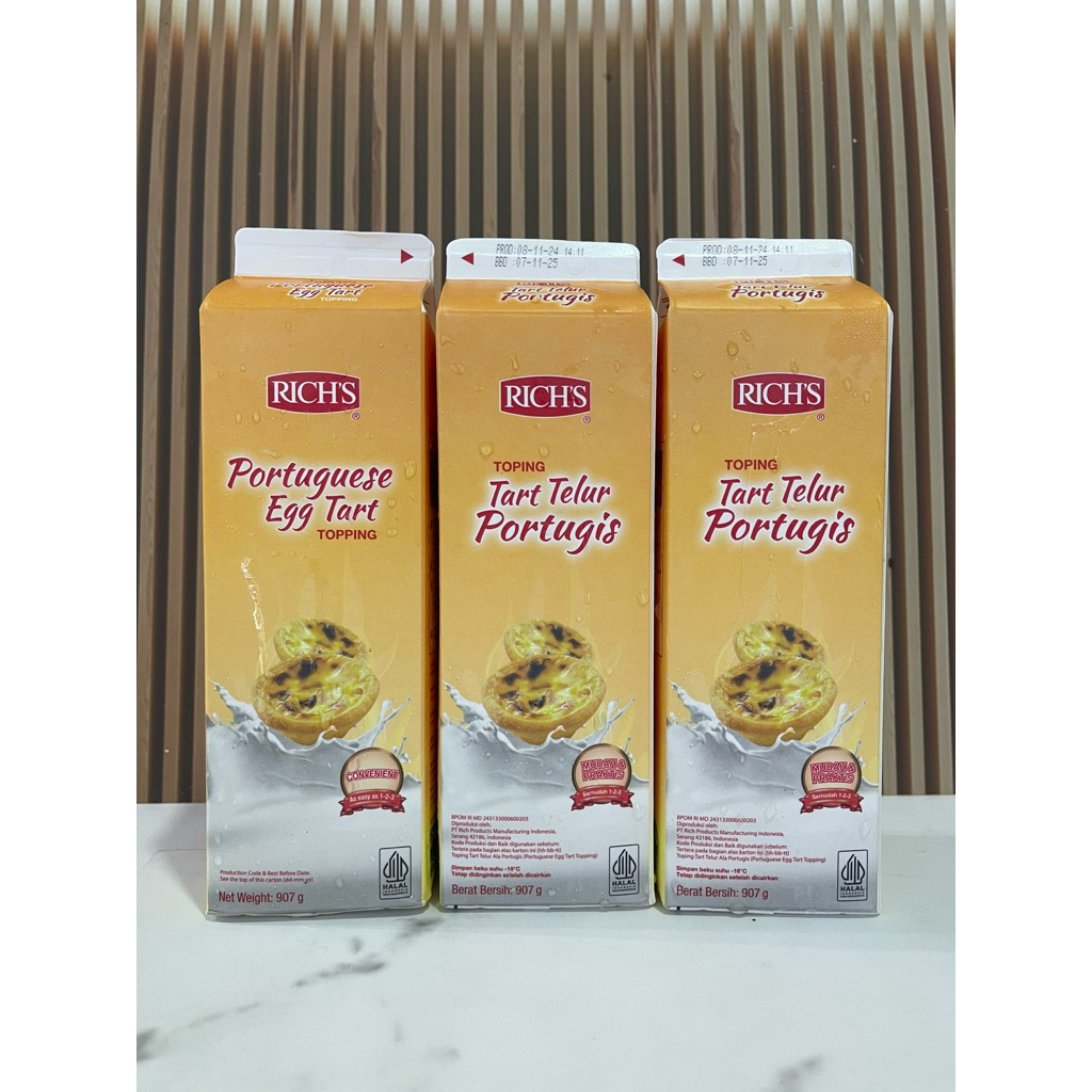 

Rich Portuguese Egg Tart