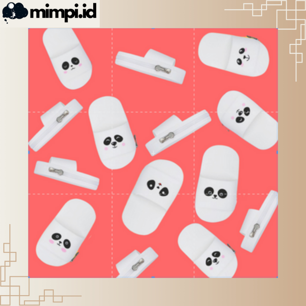 Dompet Koin Bahan Rubber Silikon Aneka Karakter Lucu Resleting Motif panda