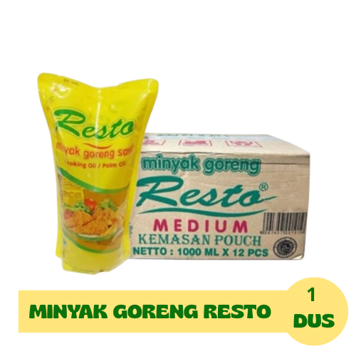 

MINYAK GORENG RESTO 1 LITER - 1 DUS ISI 12 PCS