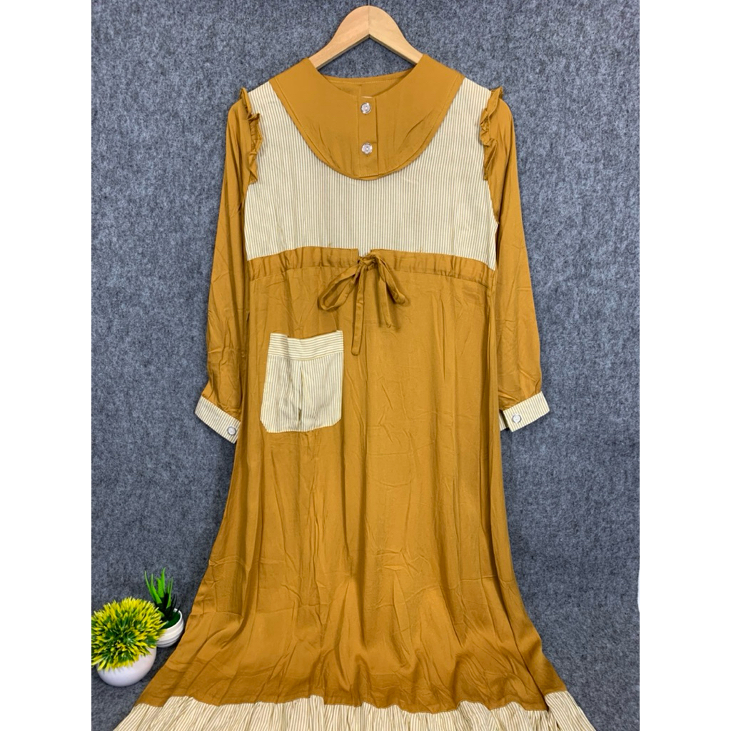 Gamis remaja kombinasi