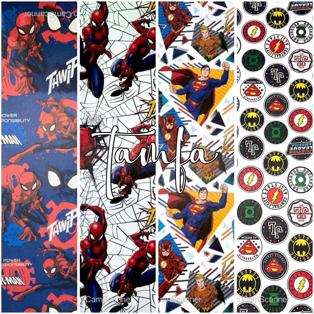

KERTAS KADO SANSAN WAWA MOTIF SPIDERMAN ULTRAMEN AVENGERS
